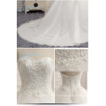 2017 Modern Custom Made Covered Button Wedding Dress Bridal